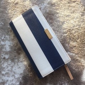 Kate Spade Navy, Tan & White Wallet